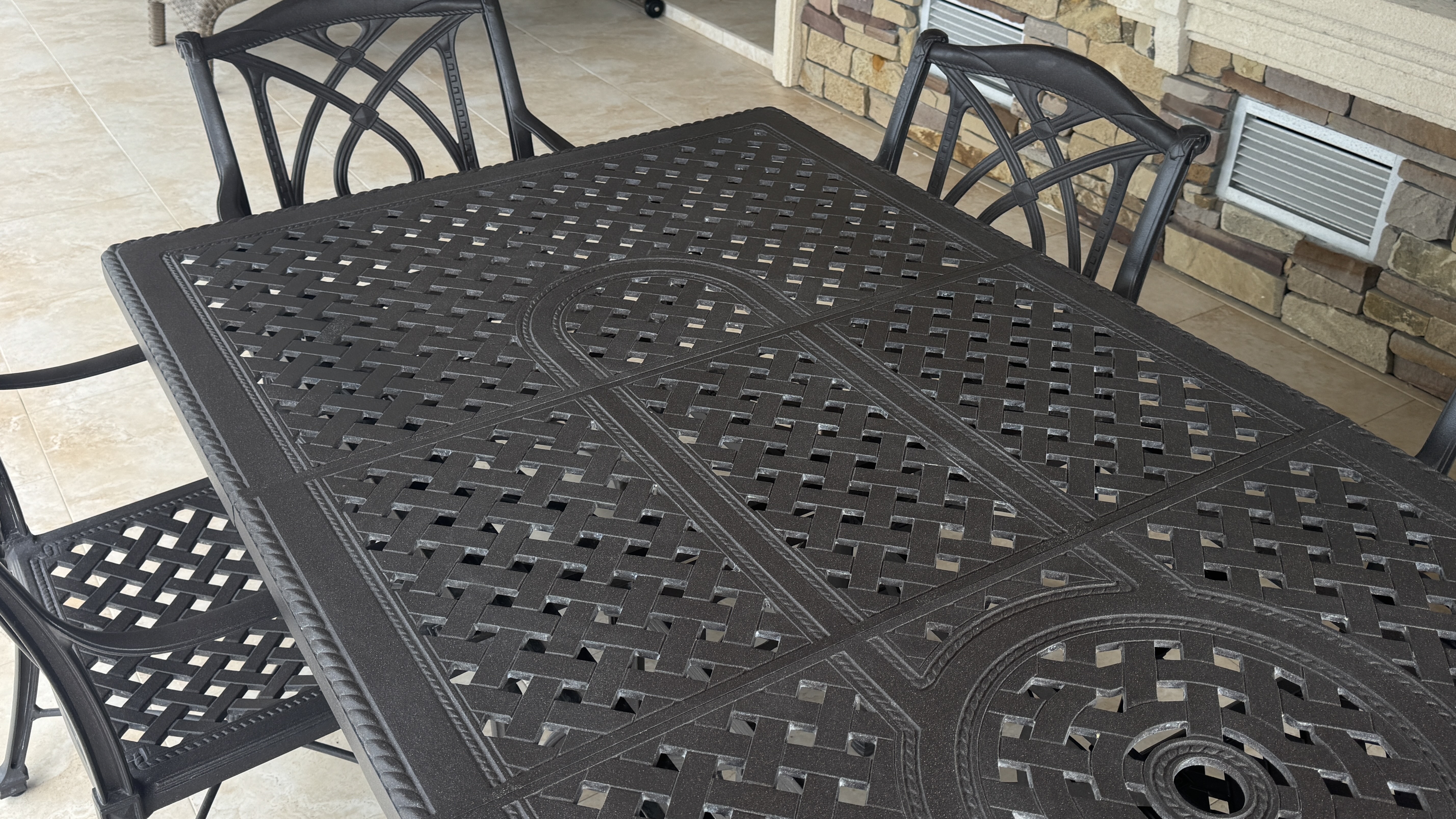 Professional iron & cast aluminum furniture cleaning & polishing in Bradenton, FL — Caldwell Clean